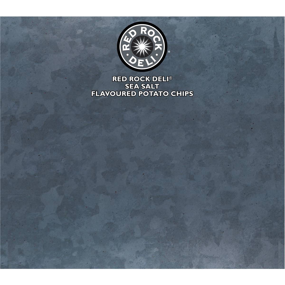 Red Rock Deli Sea Salt Potato Chips 28g X5 Pack Woolworths