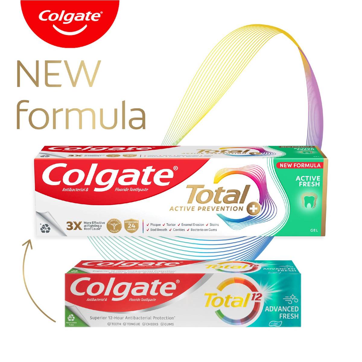 Colgate Antibacterial Toothpaste Total Advanced Fresh Gel 200g 