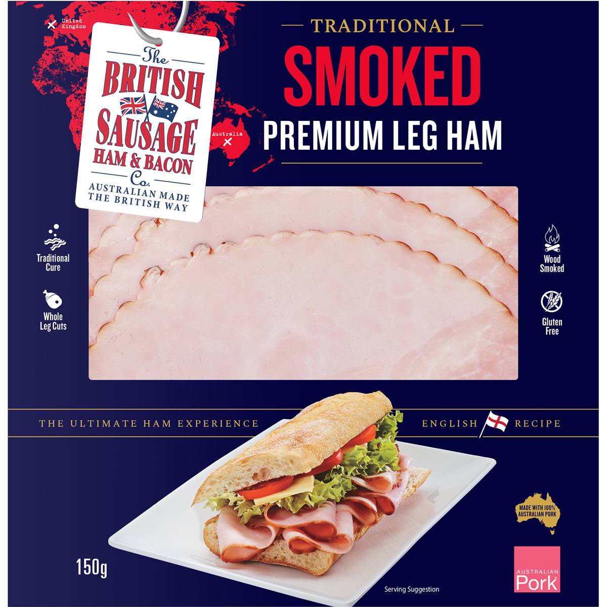 The British Sausage Co Traditional Smoked Premium Leg Ham