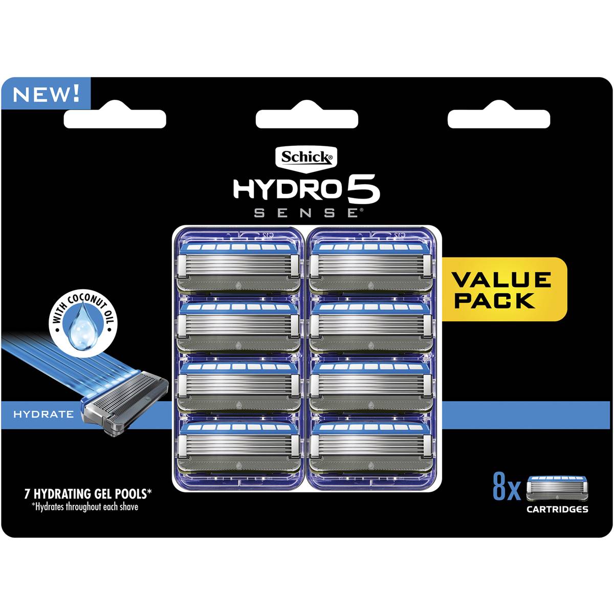 Schick Hydro 5 Sense Hydrate With Coconut Oil