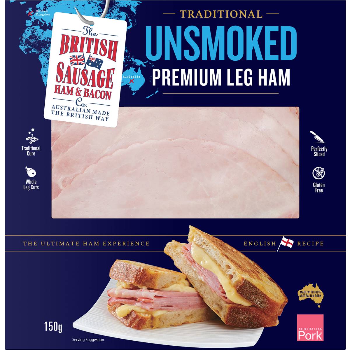 The British Sausage Co Traditional Unsmoked Premium Leg Ham