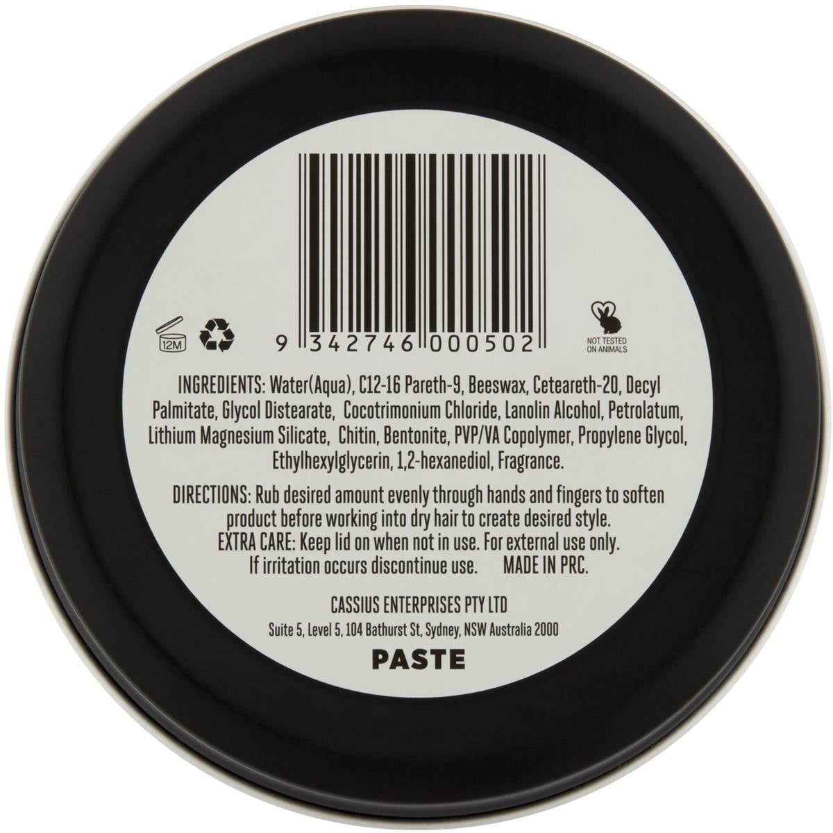 Jack The Barber Paste 95g Woolworths