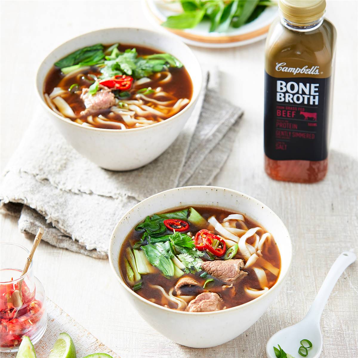 Campbell's Bone Broth Beef Beef 500ml Woolworths