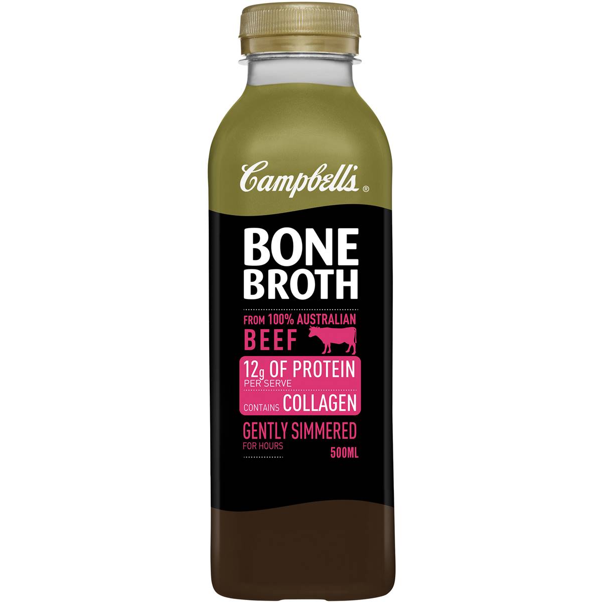 Campbell's Bone Broth Beef Beef 500ml Woolworths