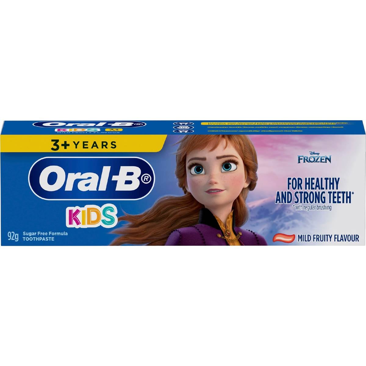 Oral B Kids Frozen 3+ Years Blue Toothpaste 92g Woolworths