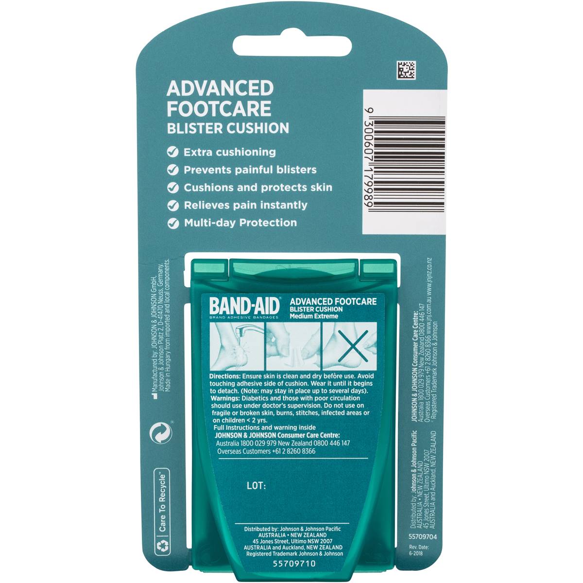 Band-aid Blister Cushion Medium 5 Pack | Woolworths