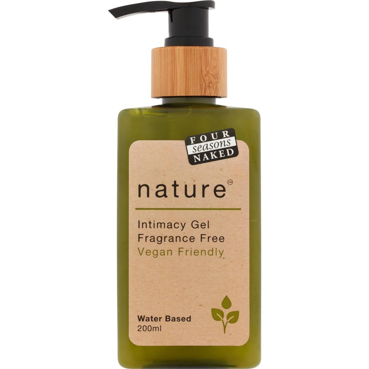 Four Seasons Vegan Intimacy Gel Water Based 200ml Woolworths