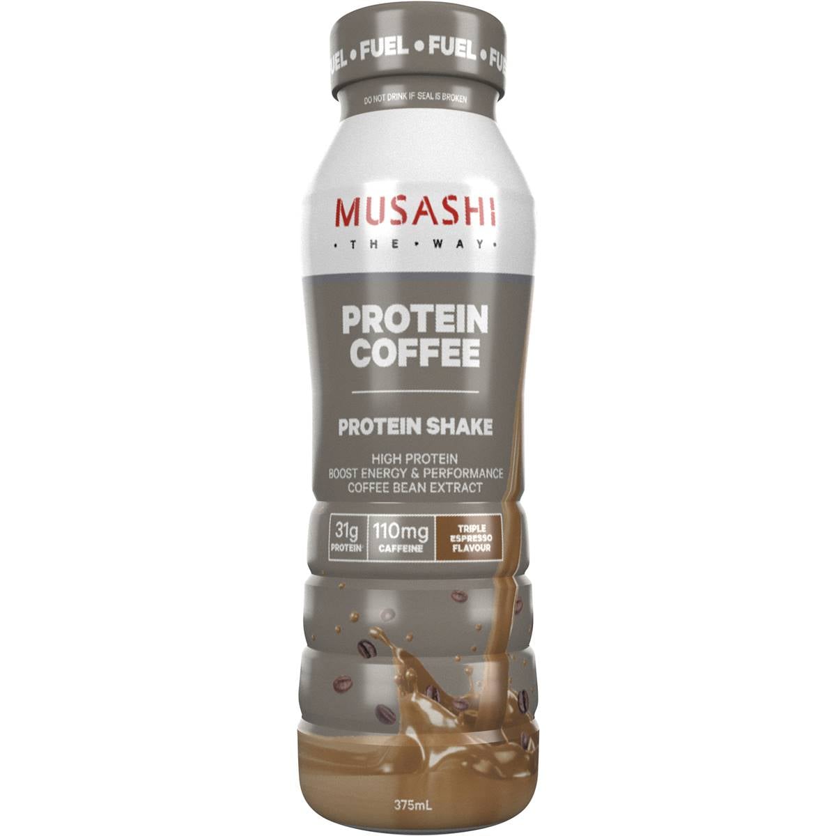 Musashi Protein Coffee Triple Expresso 375ml Woolworths