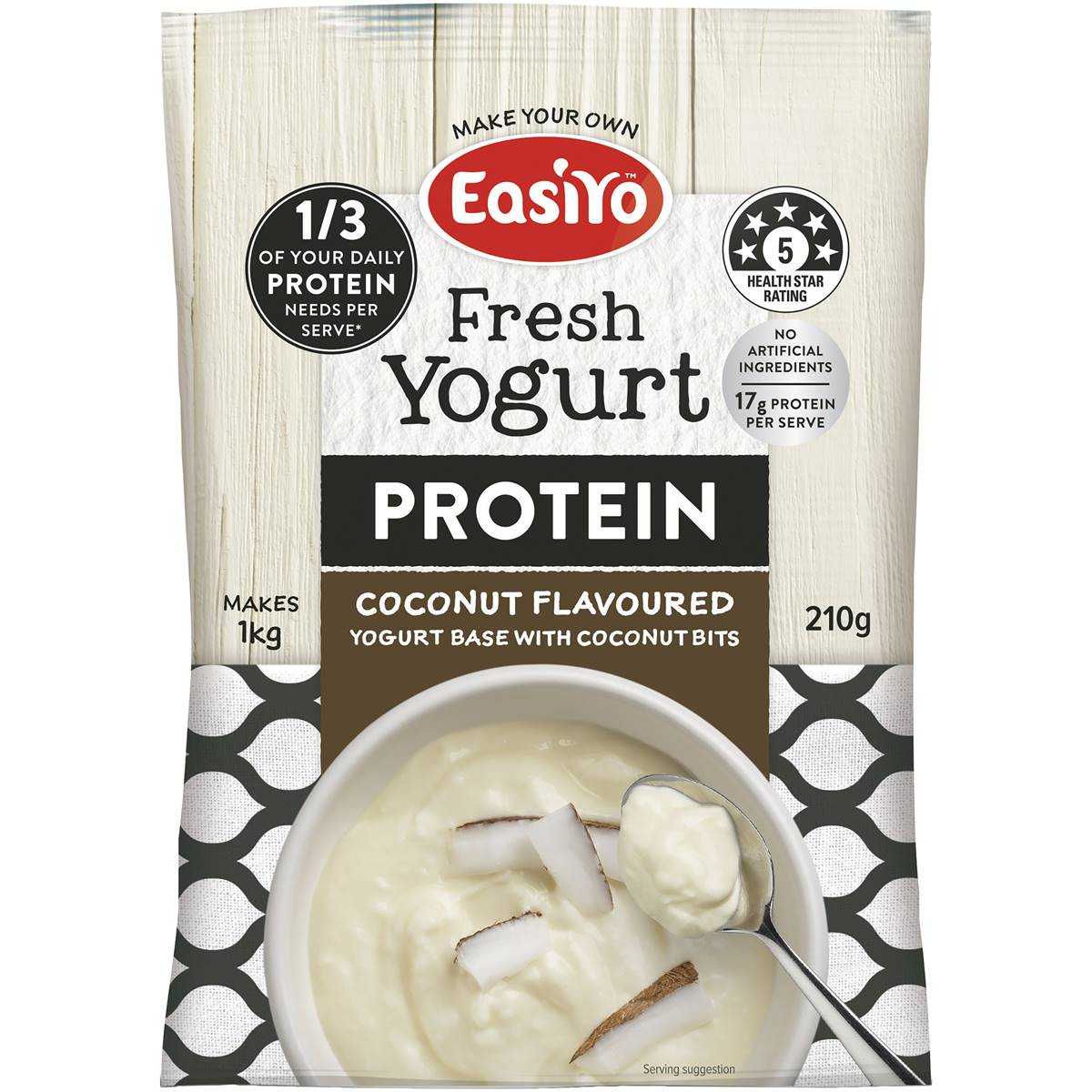 easiyo greek yogurt with coconut