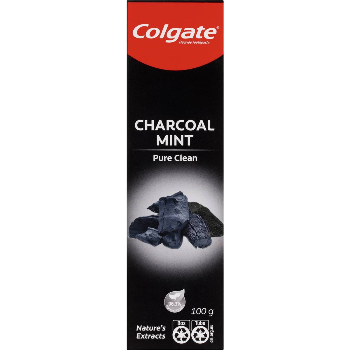 Colgate Charcoal Mint Toothpaste Nature's Extracts 100g Woolworths