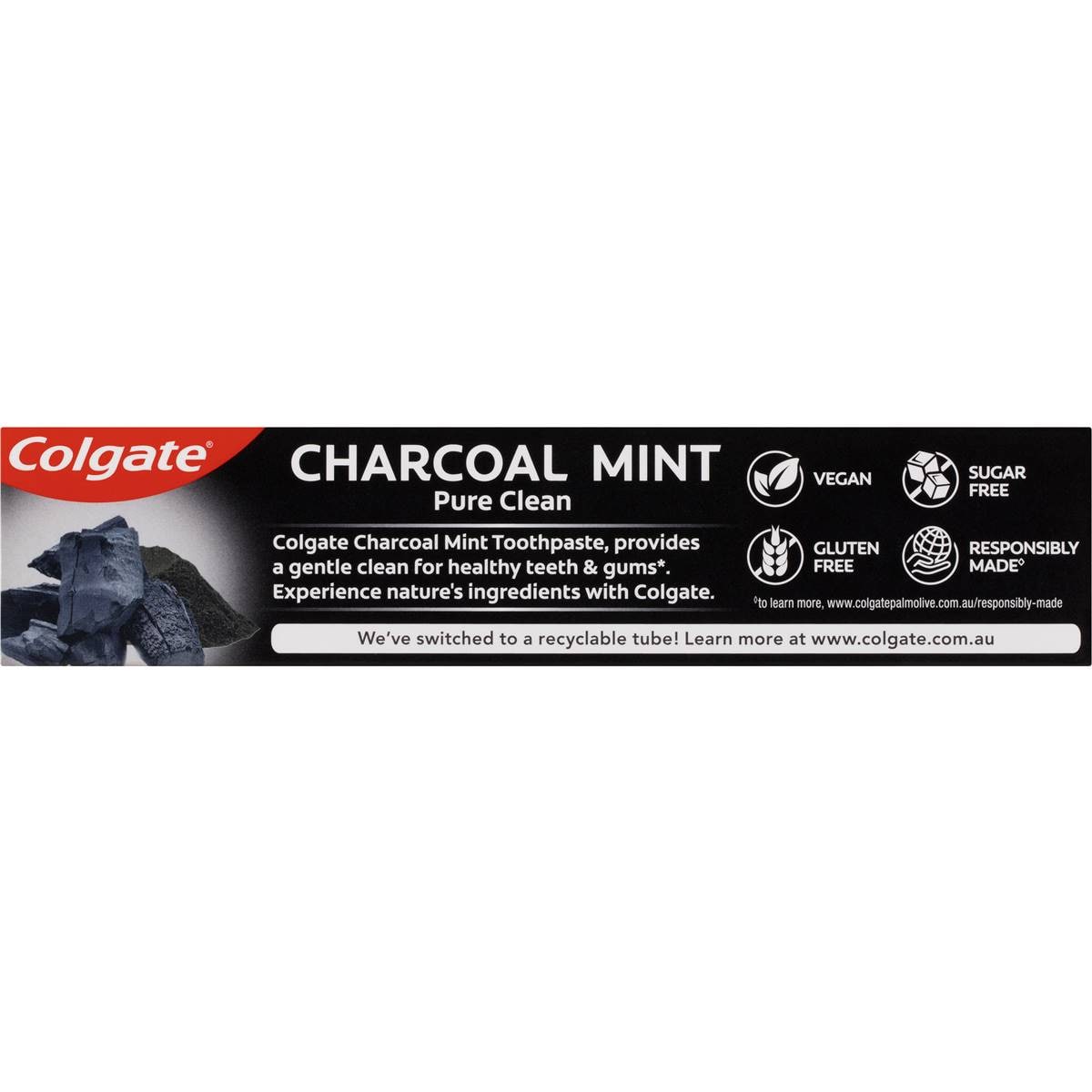 Colgate Charcoal Mint Toothpaste Nature's Extracts 100g Woolworths