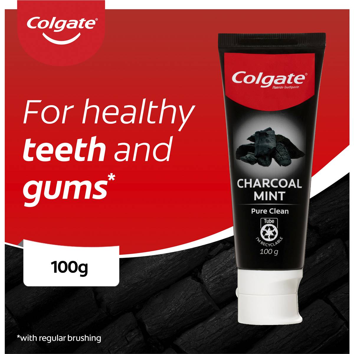Colgate Charcoal Mint Toothpaste Nature's Extracts 100g Woolworths