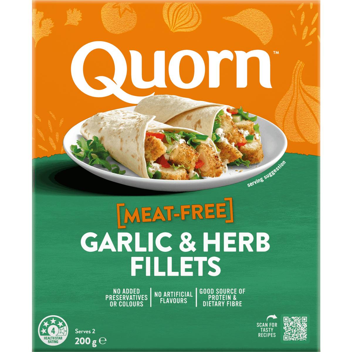 Quorn Garlic & Herb Fillets Frozen Meal 2 Pack | Woolworths