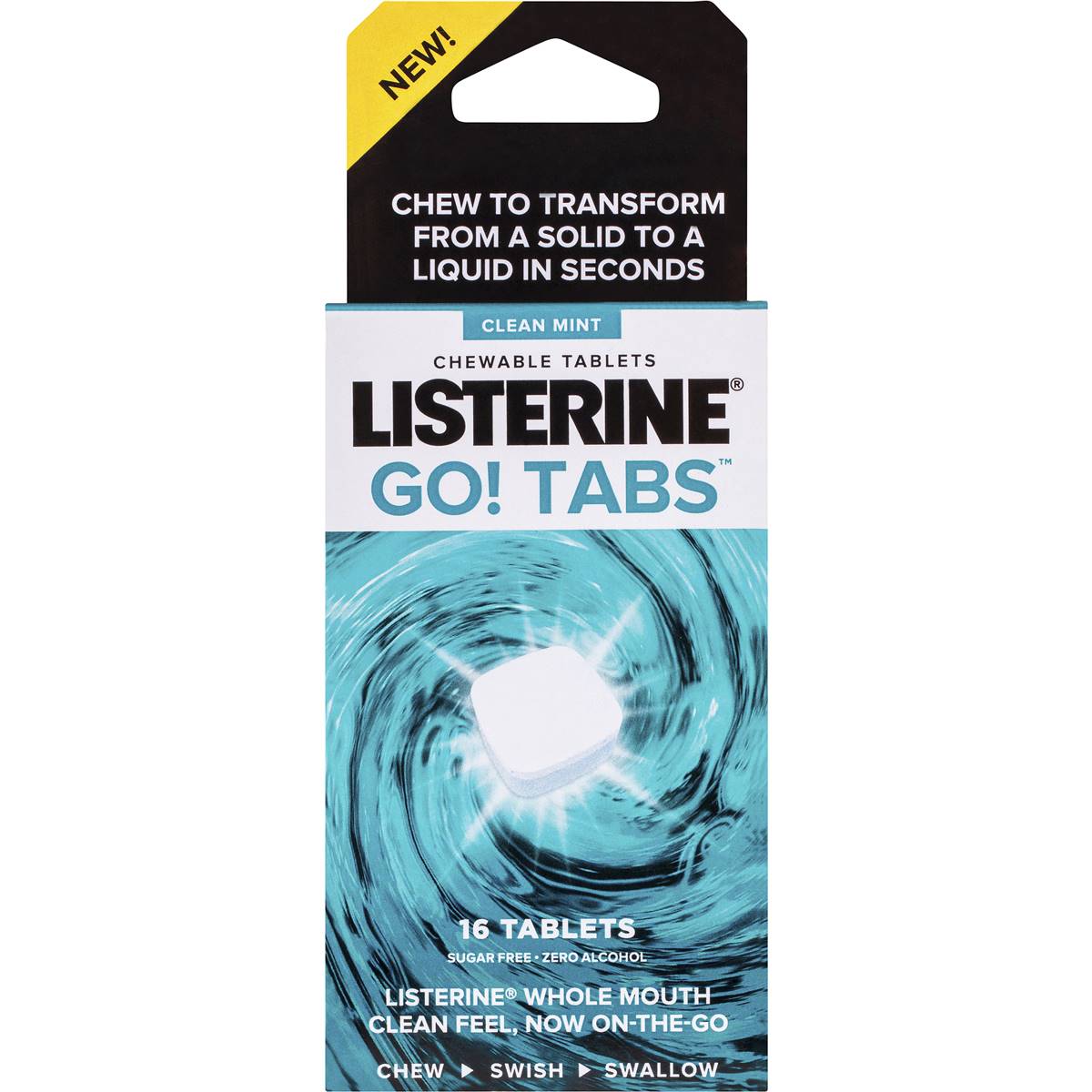 Listerine Go Tabs Mint 16 Pack Woolworths