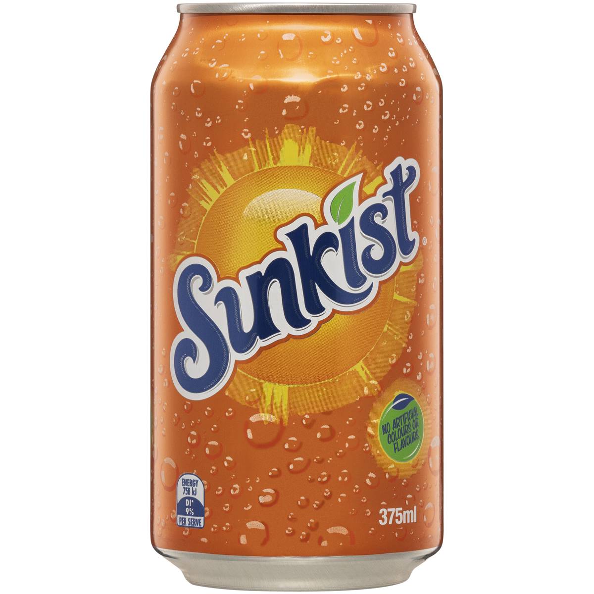 Sunkist Orange Soft Drink Can Cans 375ml | Woolworths