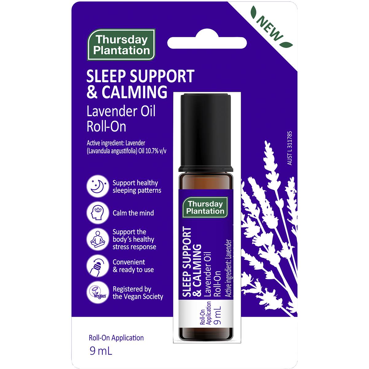 Thursday Plantation Calm Plus Sleep Lavender Roll 9ml Woolworths