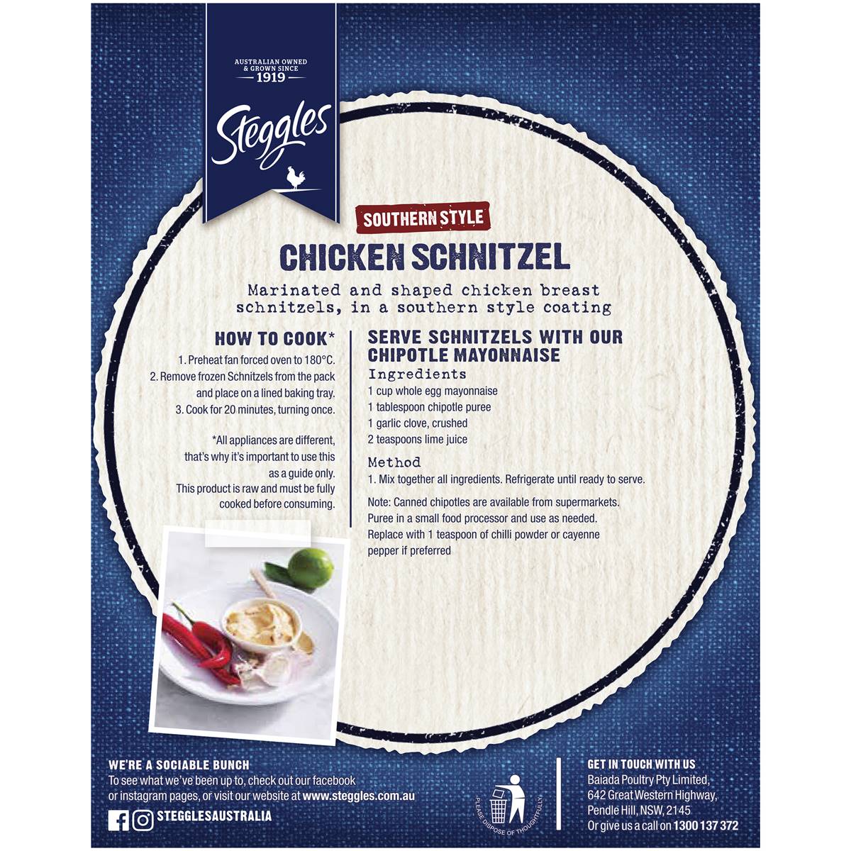 Steggles Breast Schnitzel Southern Style 400g Woolworths
