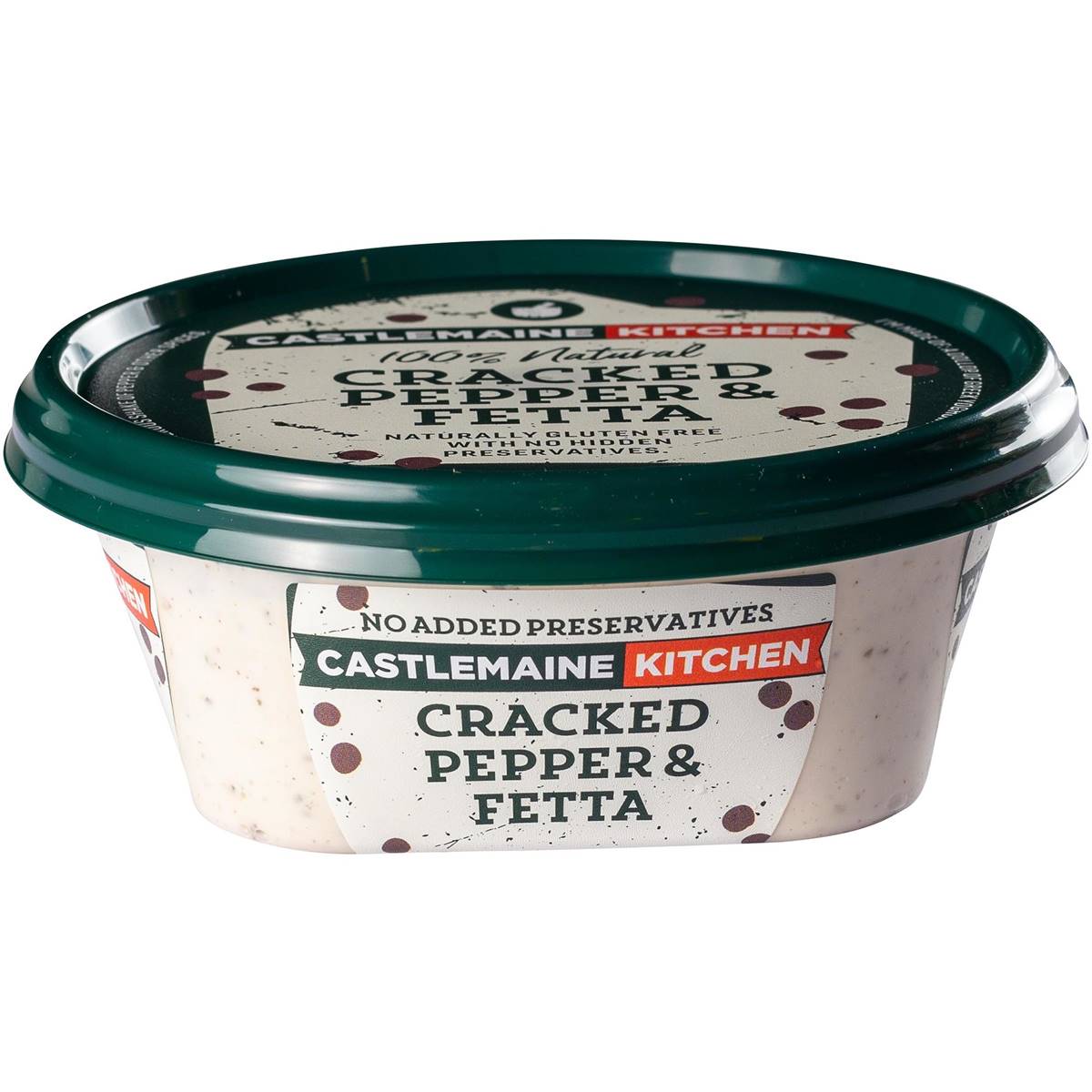 Castlemaine Dips Cracked Pepper & Fetta 200g Woolworths