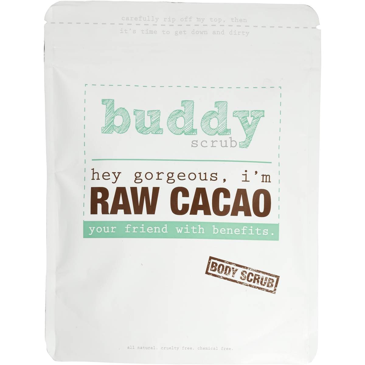 Buddy Body Scrub Raw Cacao 200g Woolworths