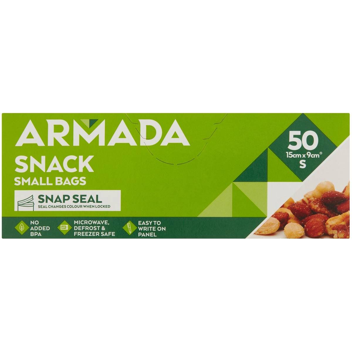 Armada Resealable Snack Bags 50 Pack Woolworths
