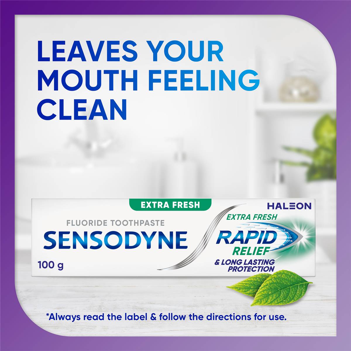 Sensodyne Rapid Relief Toothpaste Extra Fresh 100g | Woolworths