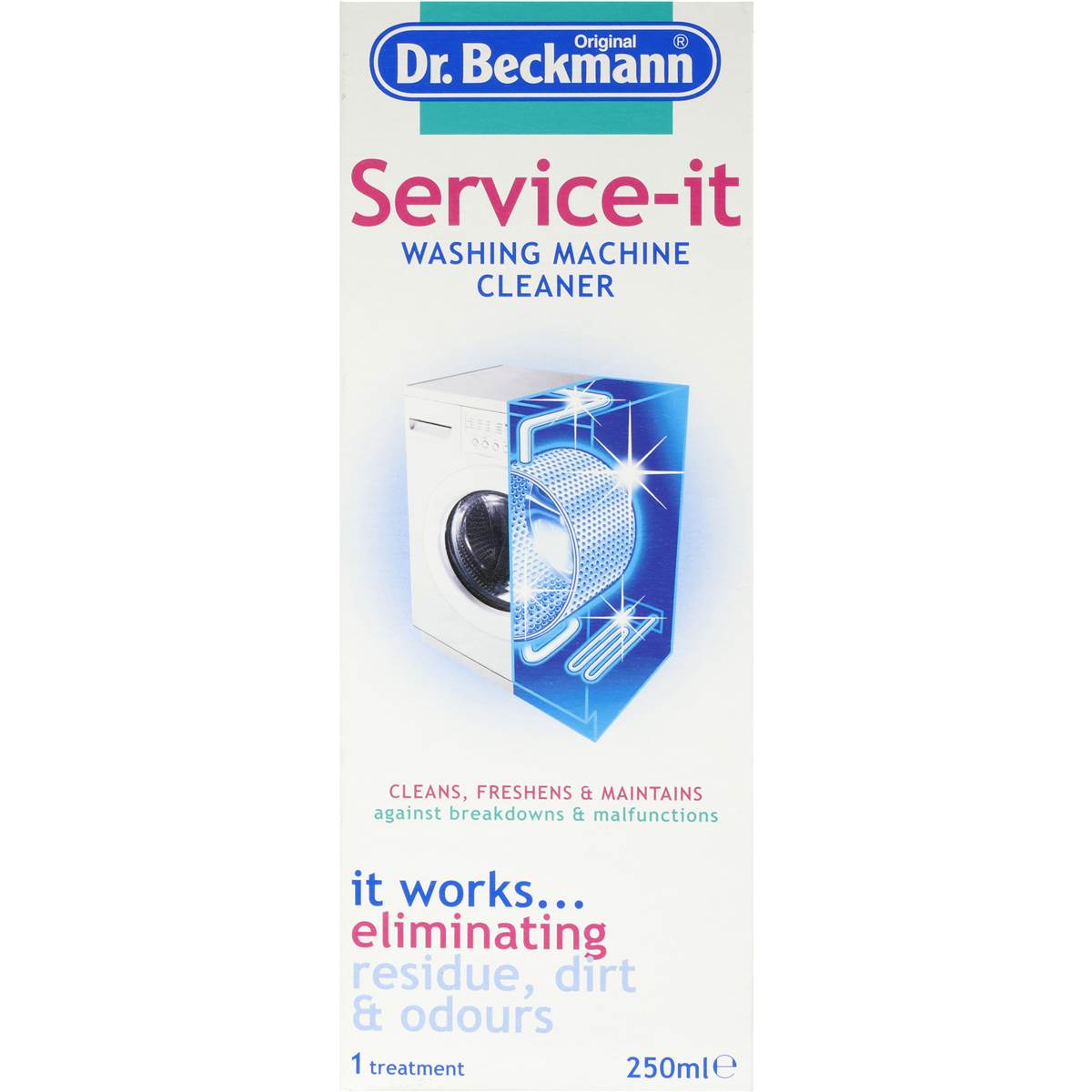 Dr Beckmann Service It Washing Machine Cleaner 250ml Woolworths