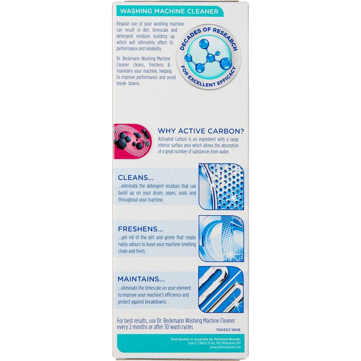 Dr Beckmann Service It Washing Machine Cleaner 250ml Woolworths