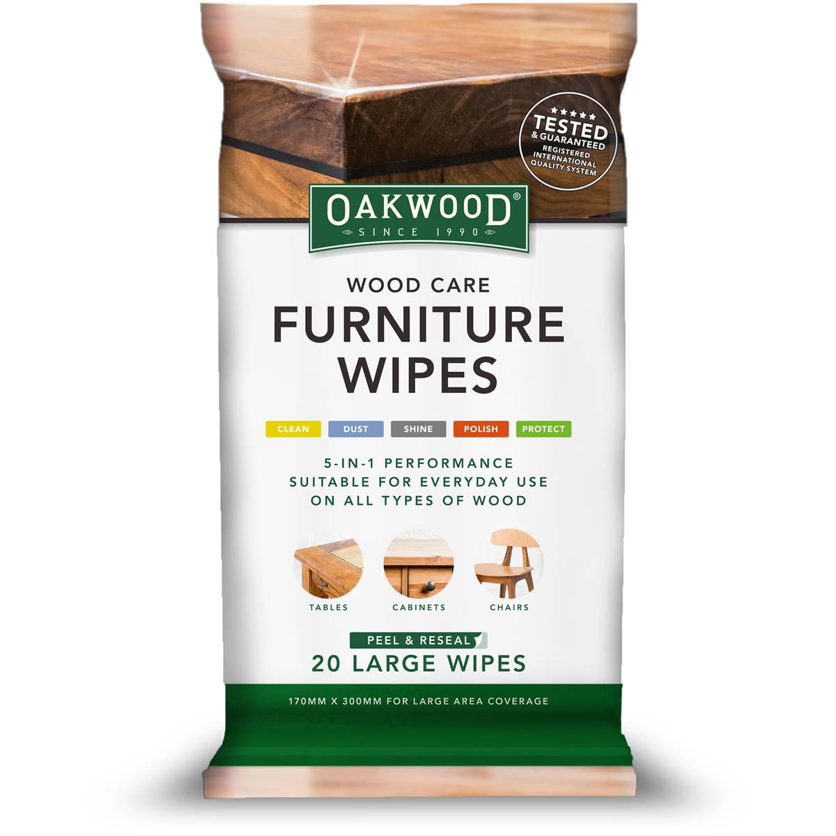 Oakwood Wood Wipes 20 Pack Woolworths