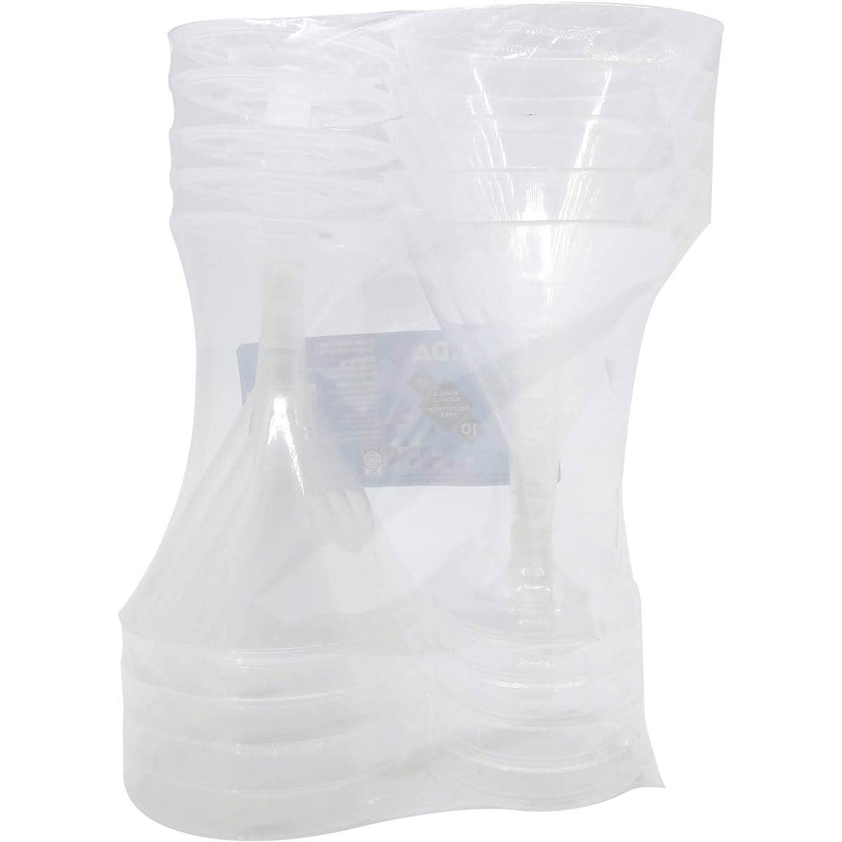 Armada Plastic Martini Glasses 10 Pack Woolworths