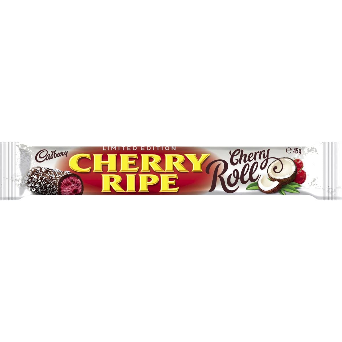 Cadbury Cherry Ripe Roll 45g Woolworths