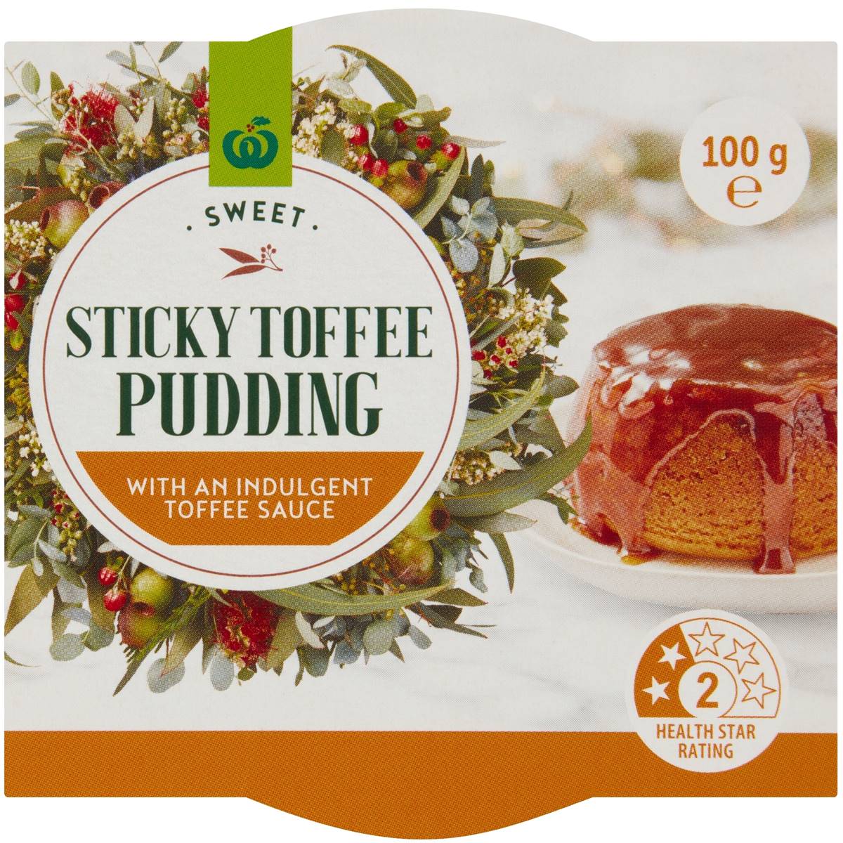 Woolworths Sticky Toffee Sponge Pudding 100g Woolworths