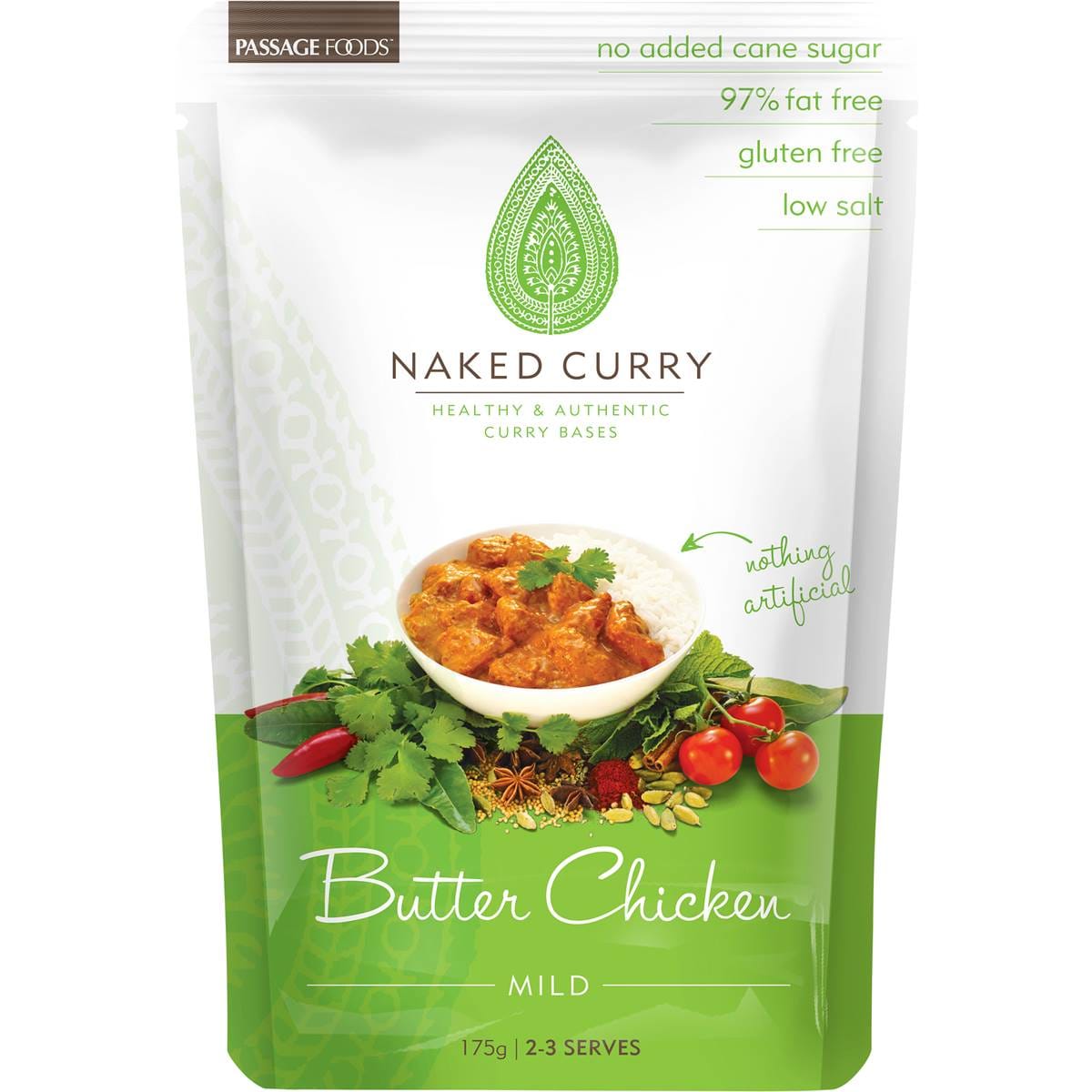 Passage Foods Simmer Sauce Naked Curry Butter Chicken 175g Woolworths
