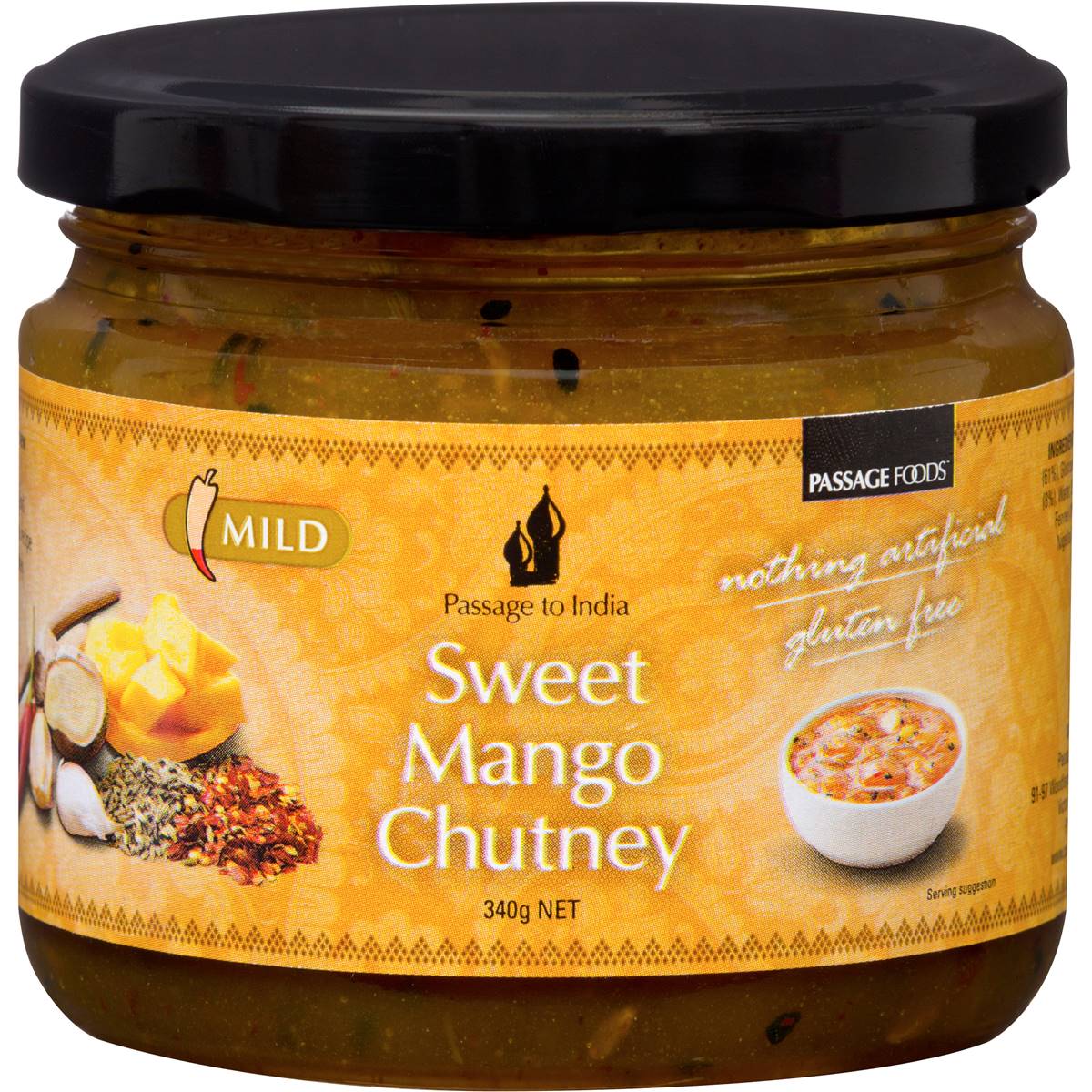 Passage To India Chutney Mango 340g Woolworths