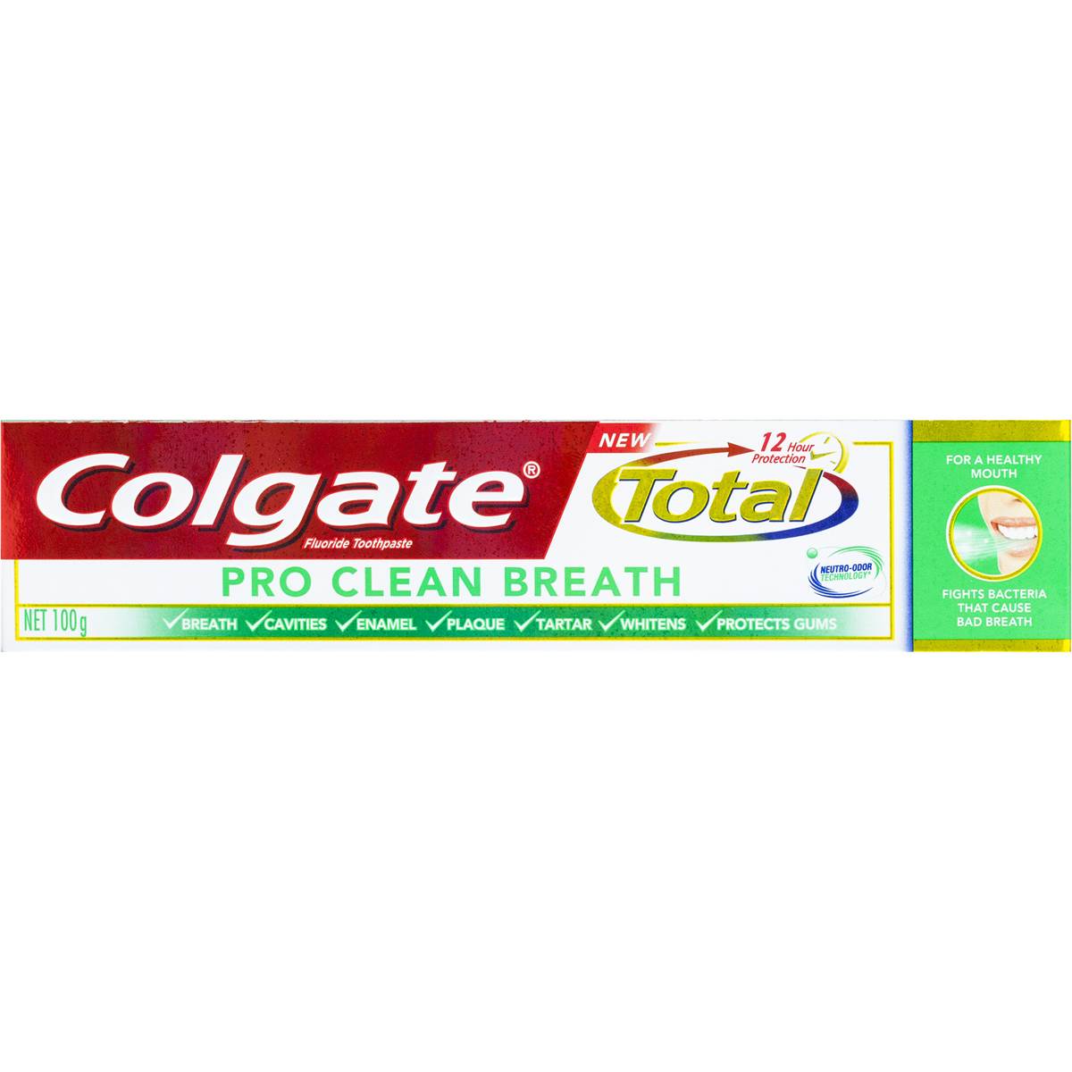 Colgate Total Toothpaste Pro Clean Breath 100g | Woolworths