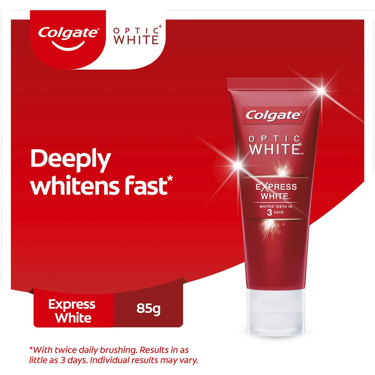 Colgate Optic White Express White Teeth Whitening Toothpaste 85g