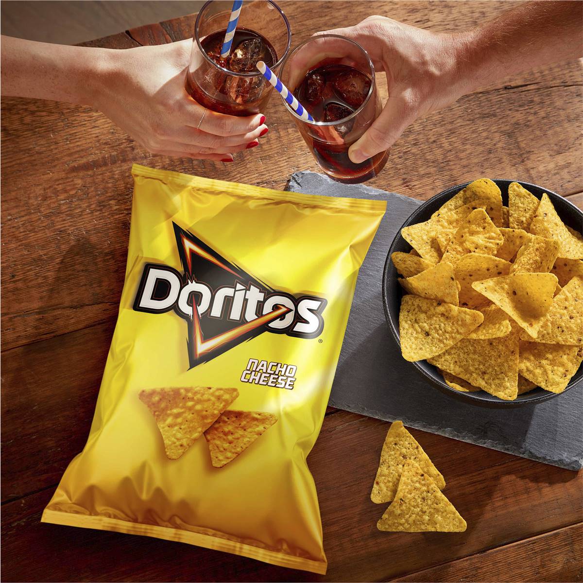 Doritos Corn Chips Nacho Cheese Share Pack 170g | Woolworths