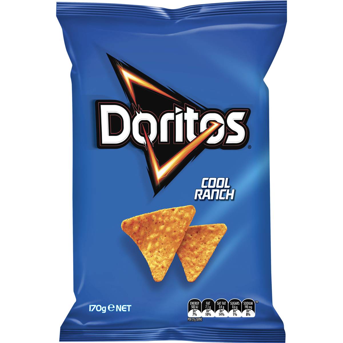 Doritos Share Pack Cool Ranch 170g Woolworths