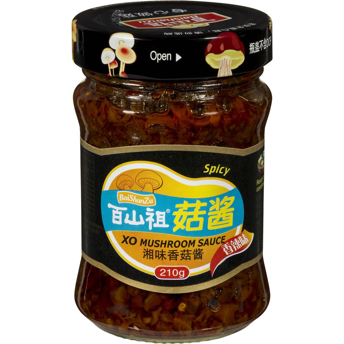 Baishanzu Xo Mushroom Sauce Spicy 210g Woolworths