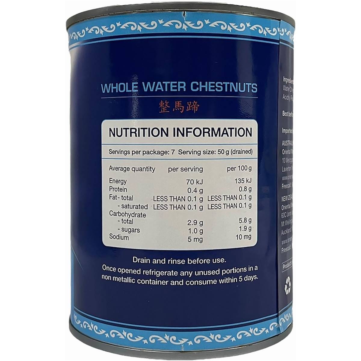 Double Phoenix Chestnuts White Water 567g Woolworths