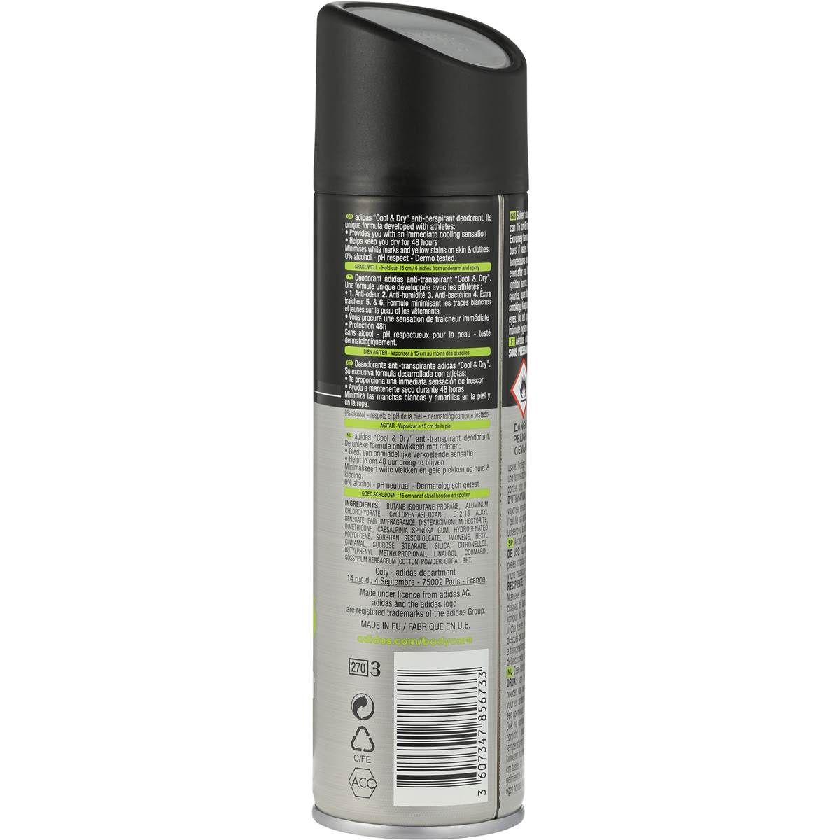 Adidas Deodorant Anti Perspirant 6 In 1 130g Woolworths