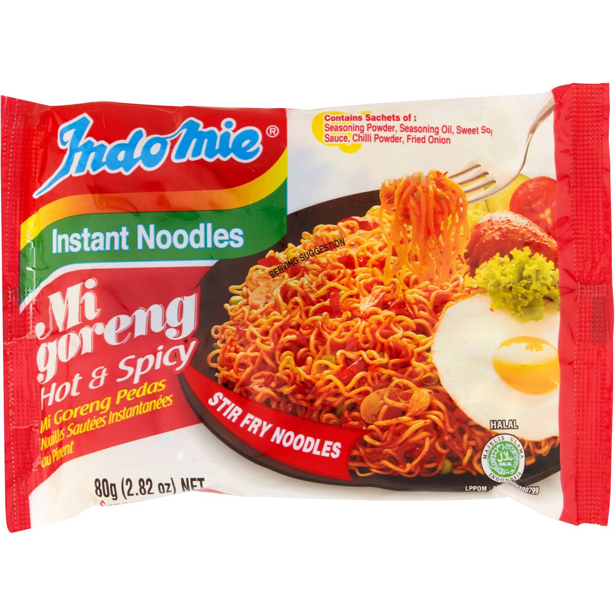 Indomie Instant Noodles Hot Spicy Mi Goreng 80g Woolworths