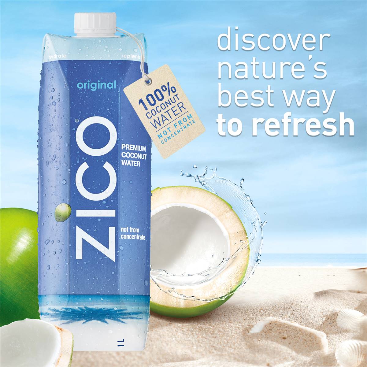 Zico Coconut Water 330ml Woolworths