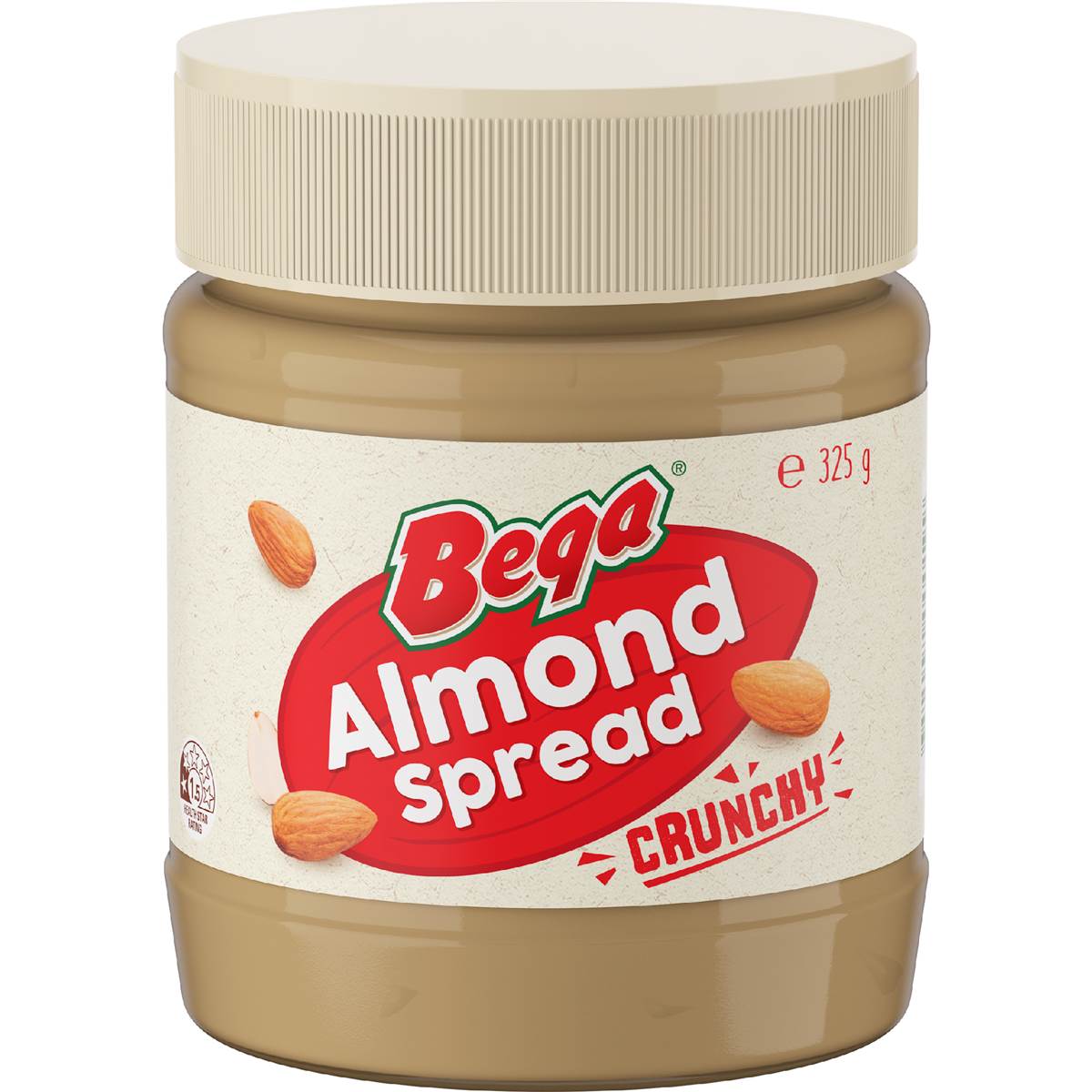 Bega Almond Spread Crunchy 325g Woolworths