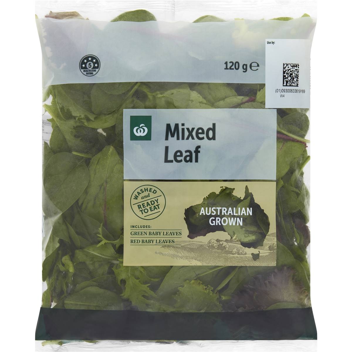 Woolworths Leafy Mix Salad 120g Woolworths