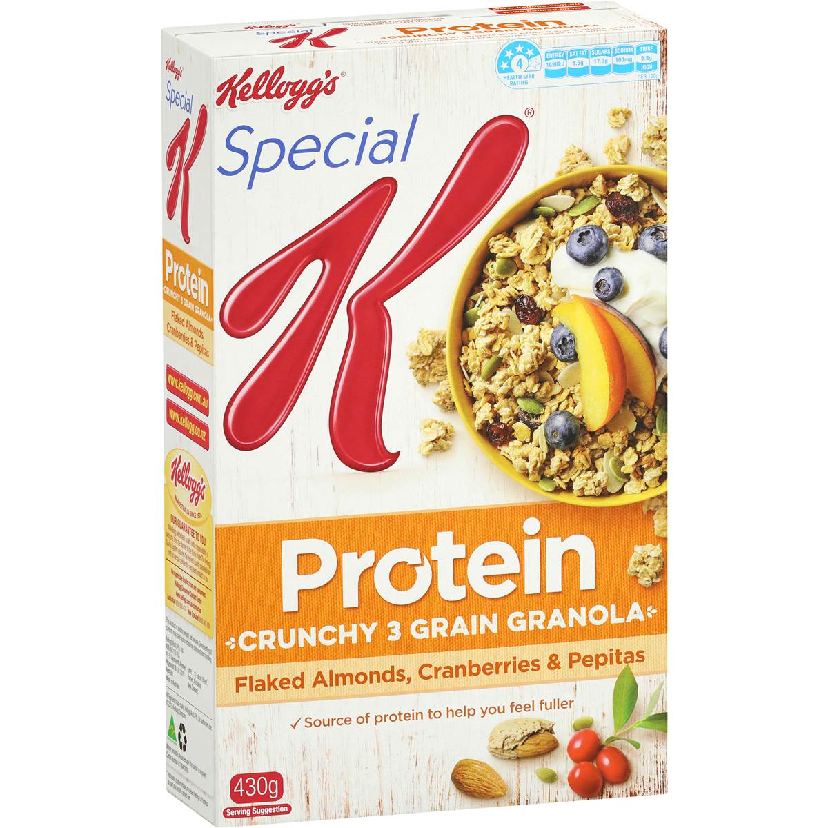 Kellogg's Special K Almonds Cranberries & Pepita Whole Grain Clusters