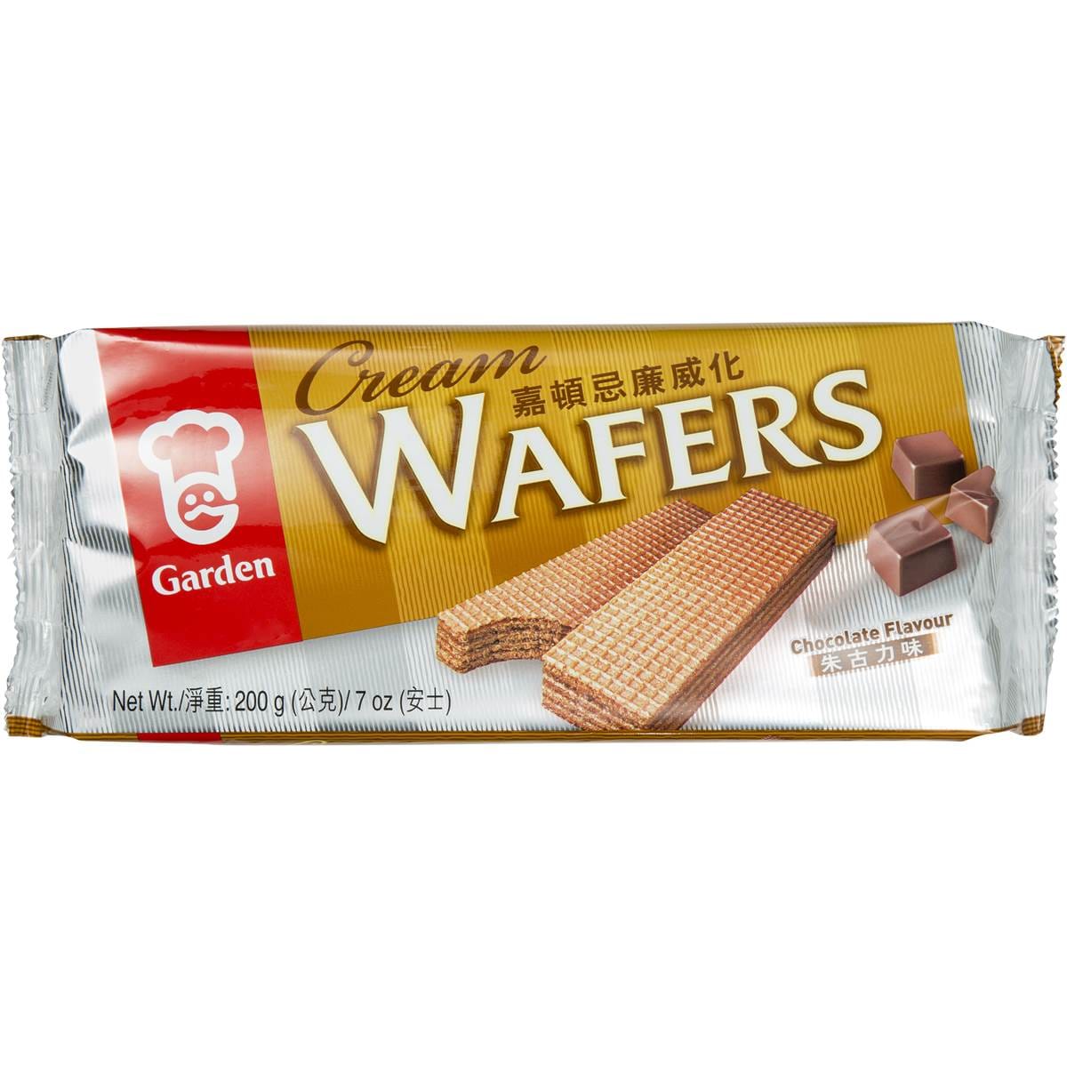Garden Cream Wafers Chocolate 200g Woolworths