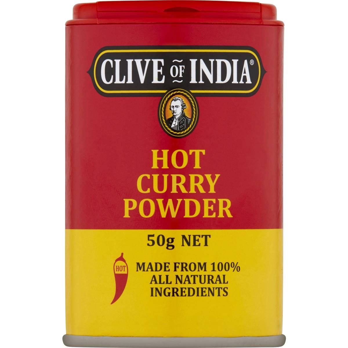 Clive Of India Hot Madras Curry Powder 50g Woolworths