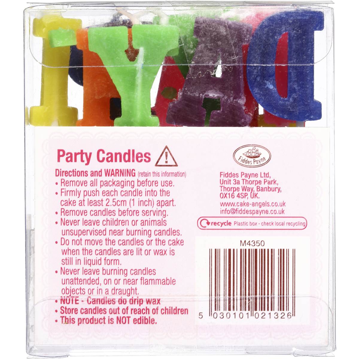 Cake Angels Party Candles Happy Birthday Woolworths