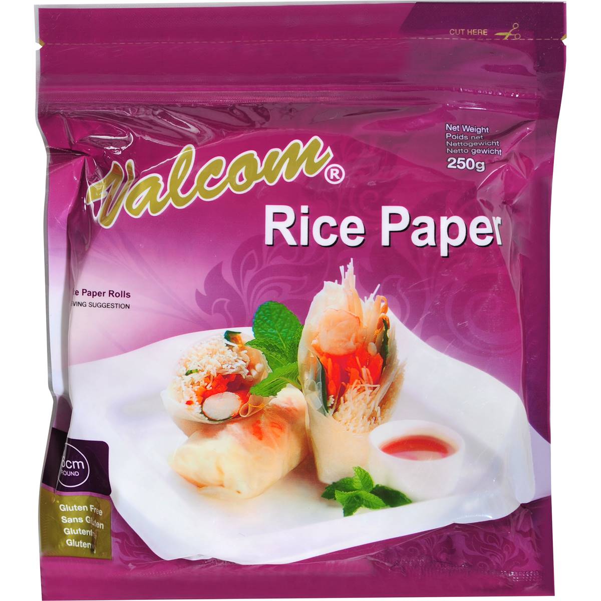 Valcom Rice Paper 250g | Woolworths