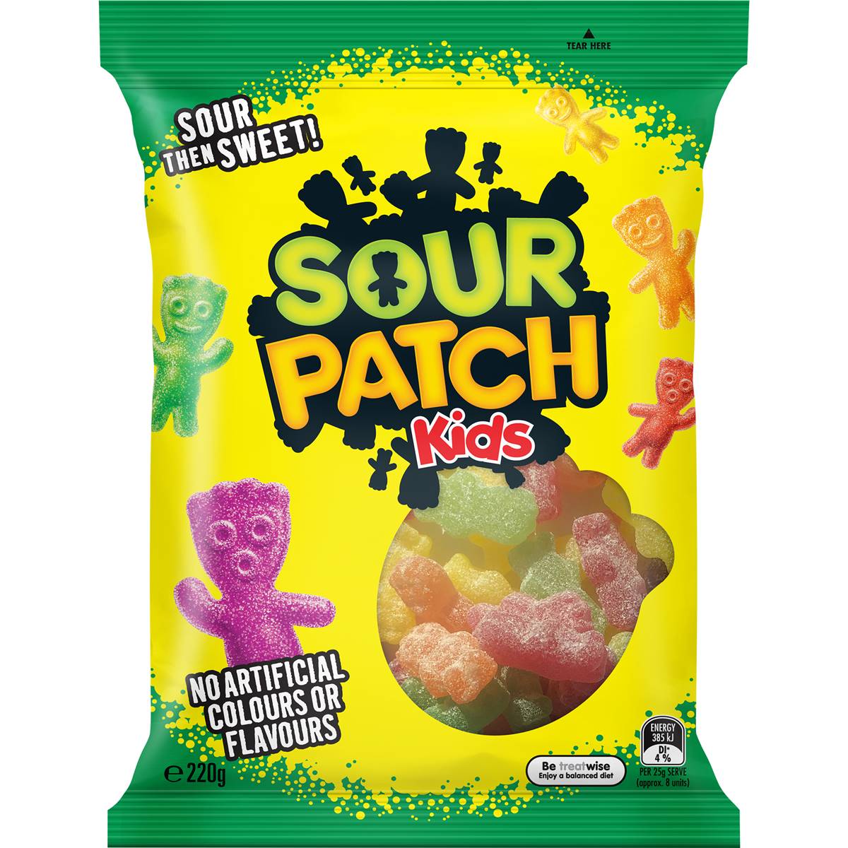 Sour Patch Kids Lollies 220g Woolworths